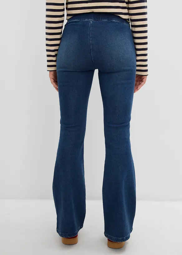 Jeggings termici con vita comoda, vita alta, bonprix