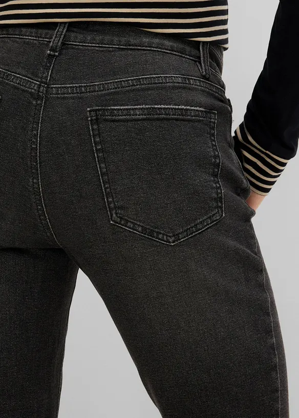 Jeans bootcut, vita alta, bonprix