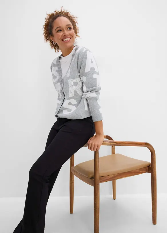 Cardigan in filato fine, bonprix