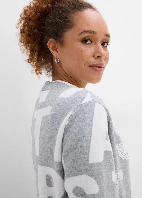 Cardigan in filato fine, bonprix