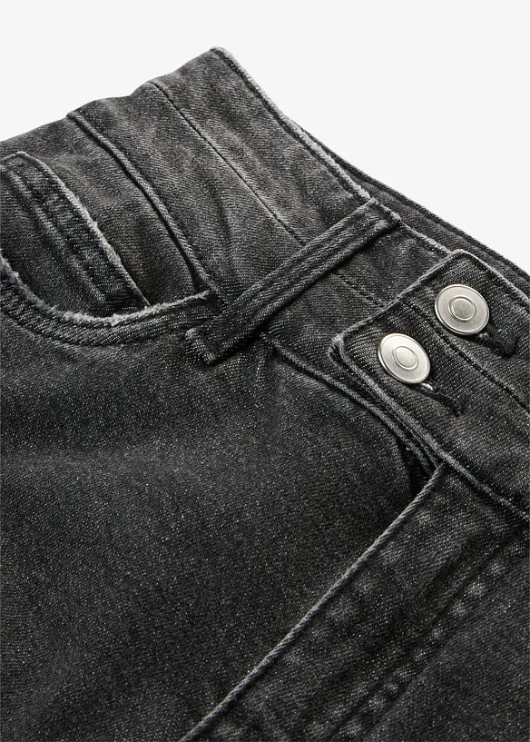 Jeans bootcut, vita alta, bonprix