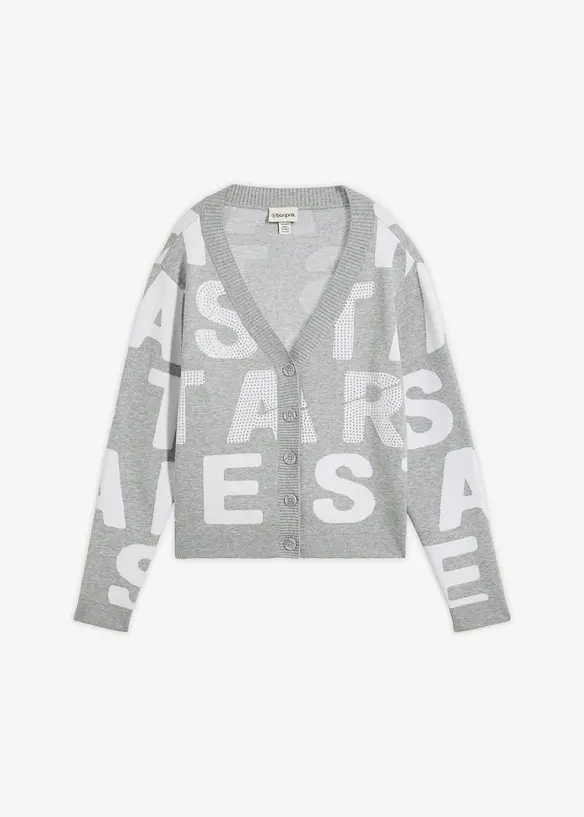 Cardigan in filato fine, bonprix