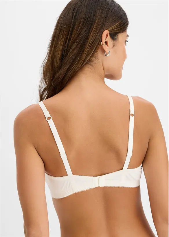 Reggiseno t-shirt non imbottito senza ferretto con cotone biologico (pacco da 3), bonprix