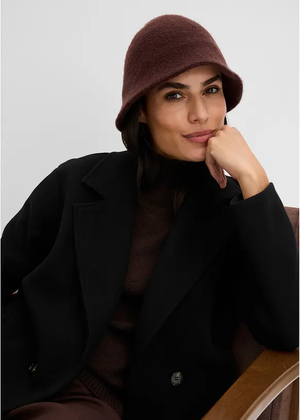 Cappello con lana, bonprix