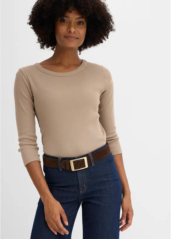 Cintura in pelle scamosciata, bonprix
