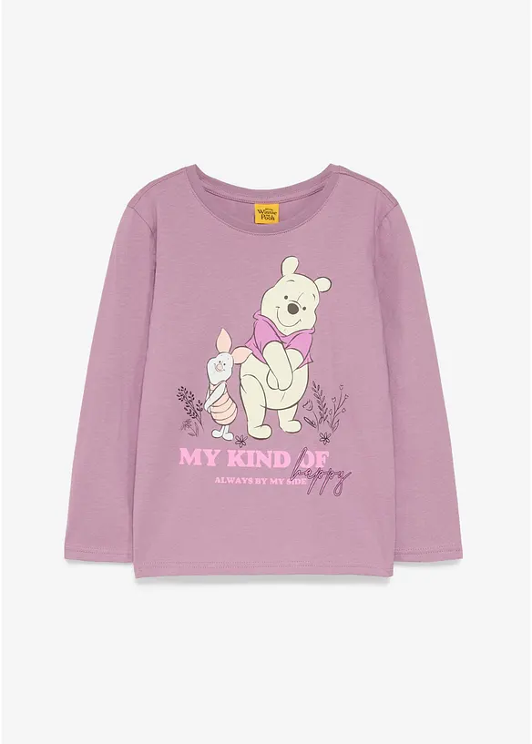 Maglia di Winnie The Pooh a maniche lunghe in puro cotone, Winnie The Pooh