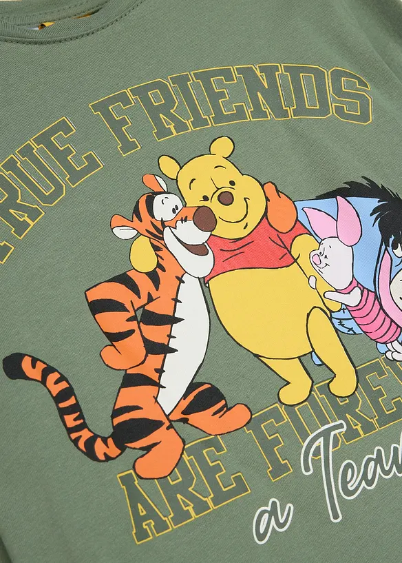 Maglia di Winnie The Pooh a maniche lunghe in puro cotone, Winnie The Pooh