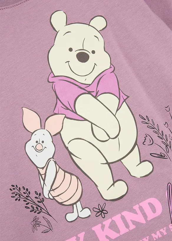 Maglia di Winnie The Pooh a maniche lunghe in puro cotone, Winnie The Pooh
