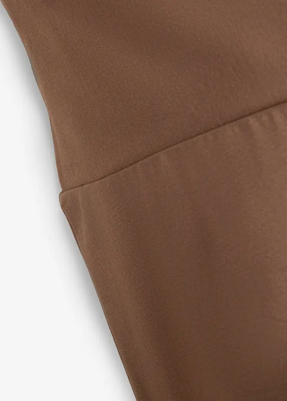 Pantaloni 2-in-1 in jersey con fascia in vita risvoltabile per la gravidanza e il post-parto, bonprix