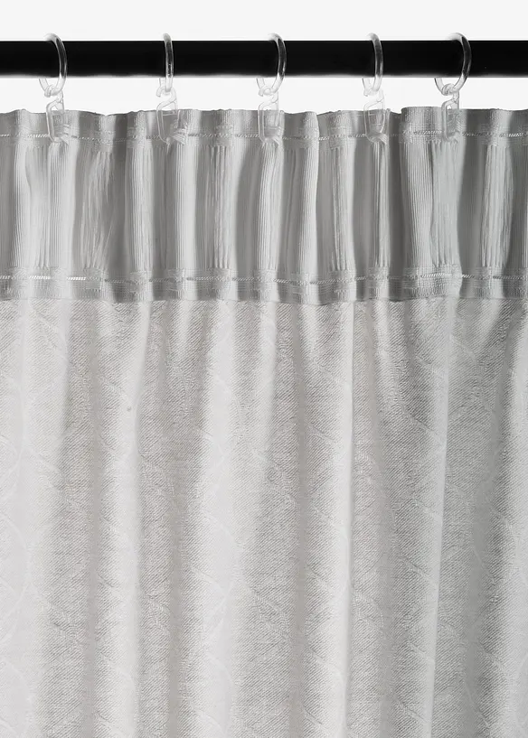 Tenda jacquard filtrante in cotone biologico (pacco da 1), bonprix