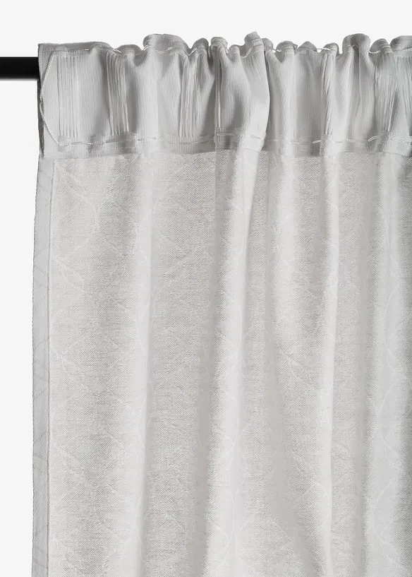 Tenda jacquard filtrante in cotone biologico (pacco da 1), bonprix