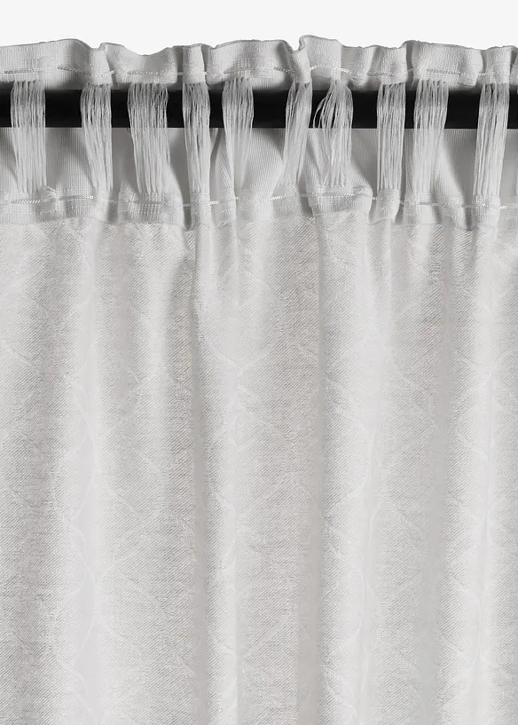 Tenda jacquard filtrante in cotone biologico (pacco da 1), bonprix
