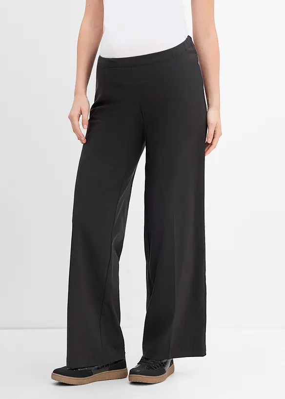 Pantaloni pr&eacute;maman larghi elasticizzati 2 in 1, bonprix