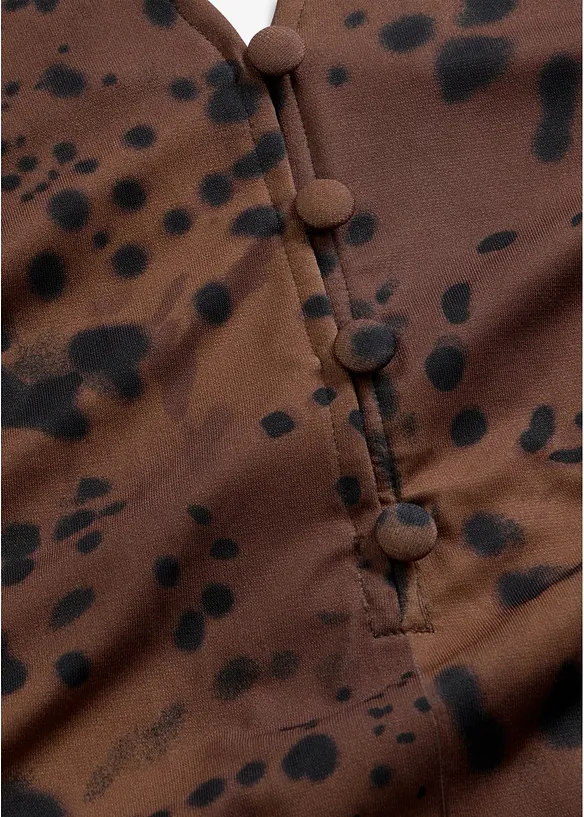 Abito di jersey con cintura da annodare, bonprix