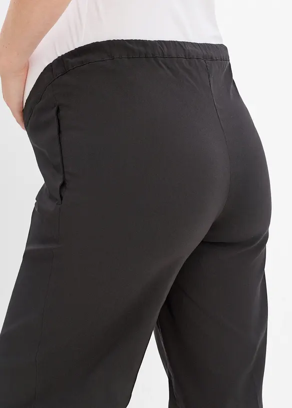 Pantaloni pr&eacute;maman larghi elasticizzati 2 in 1, bonprix