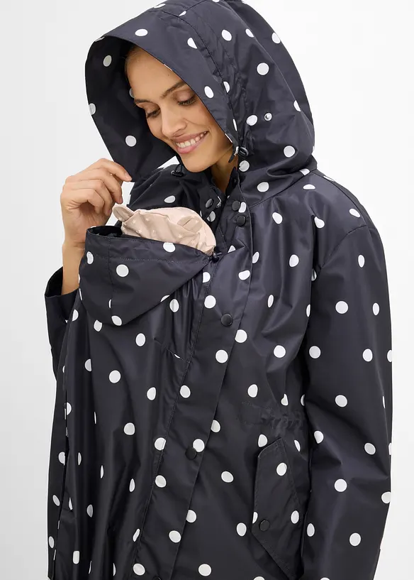 Cappotto pr&eacute;maman e porta beb&egrave; 6 in 1 resistente alle intemperie, con inserto babywearing e gilet trapuntato rimovibile (set 4 pezzi)., bonprix