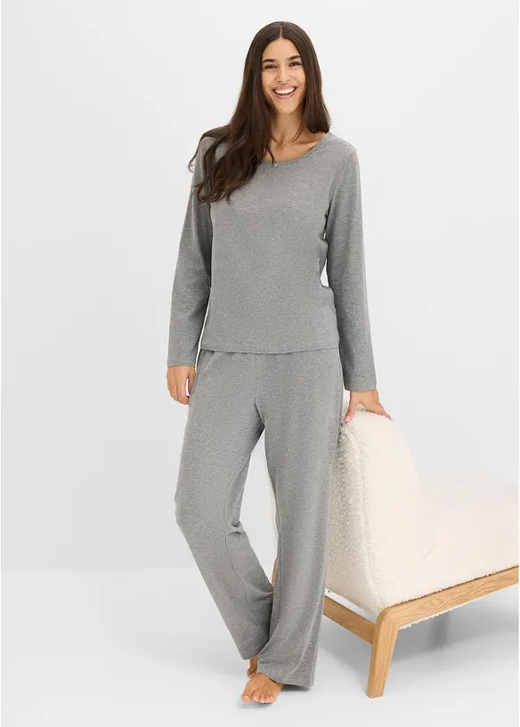 Pigiama in puro cotone (pacco da 2), bonprix