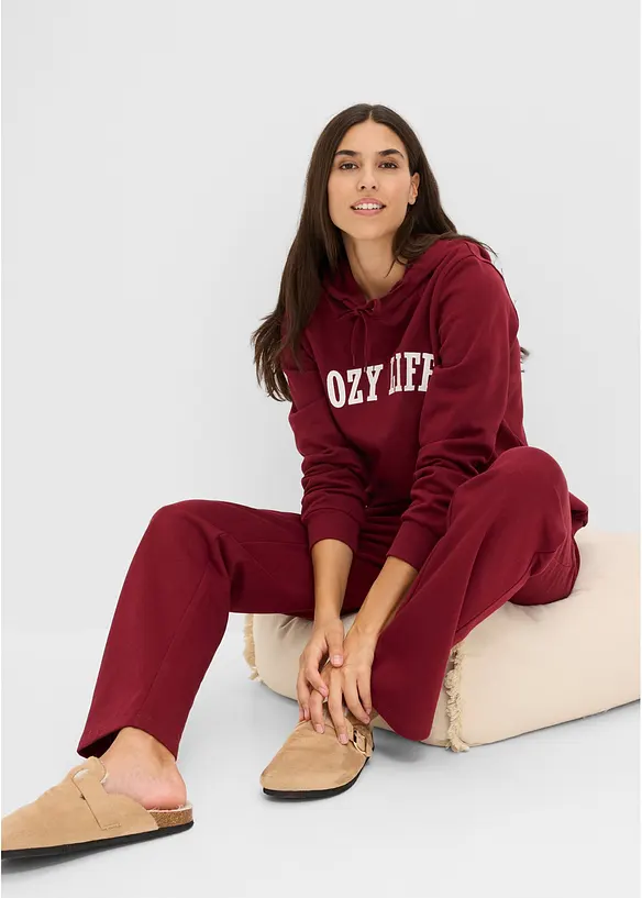 Tuta da casa loungewear in felpa, bonprix