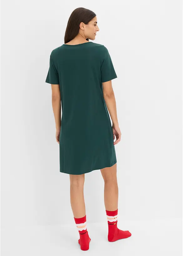 Camicia da notte in puro cotone (pacco da 2), bonprix