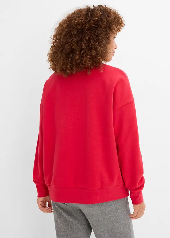 Felpa oversize in puro cotone biologico, bonprix