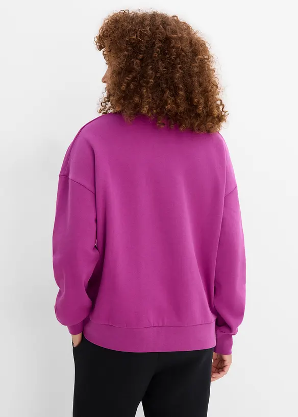 Felpa oversize in puro cotone biologico, bonprix