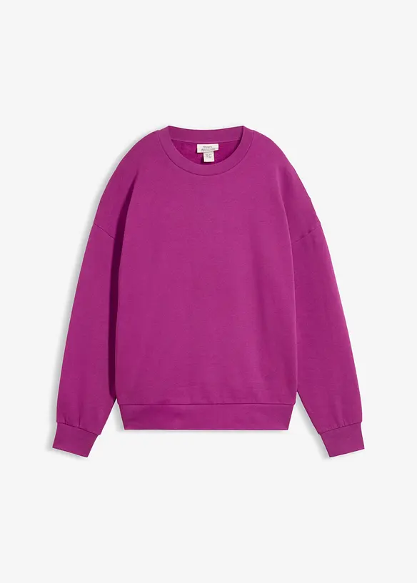 Felpa oversize in puro cotone biologico, bonprix