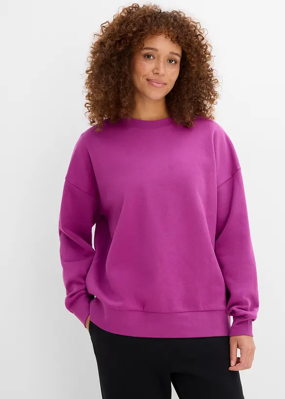 Felpa oversize in puro cotone biologico, bonprix