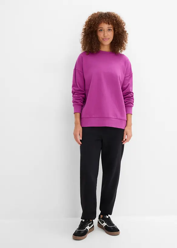 Felpa oversize in puro cotone biologico, bonprix