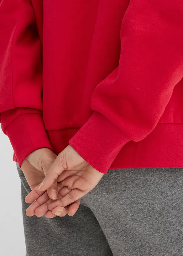 Felpa oversize in puro cotone biologico, bonprix