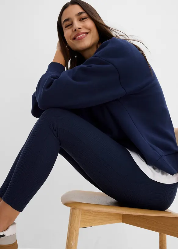 Leggings termici a costine, bonprix