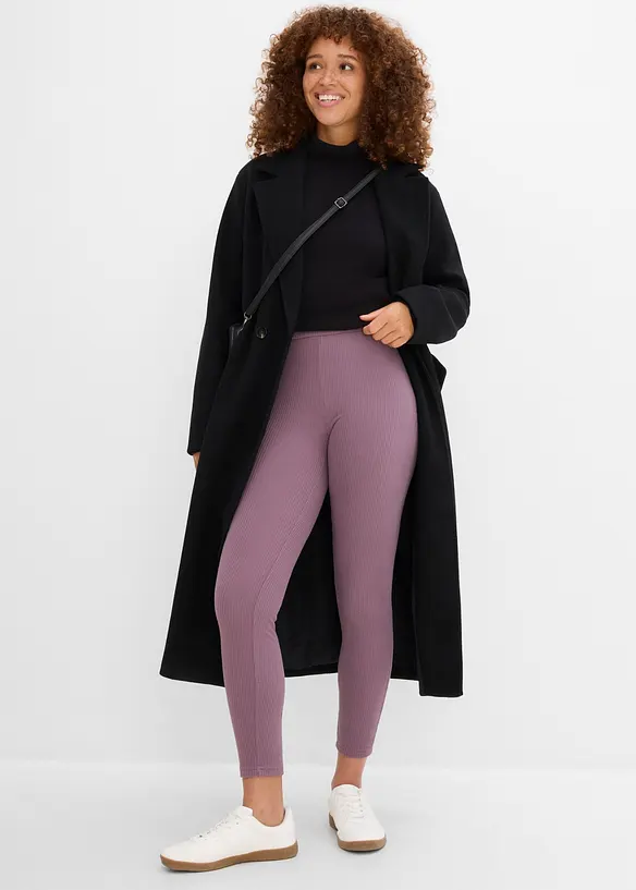Leggings termici a costine, bonprix