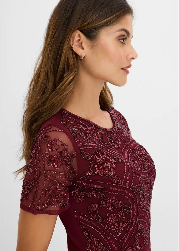 Abito da sera con ricami e paillettes, bonprix