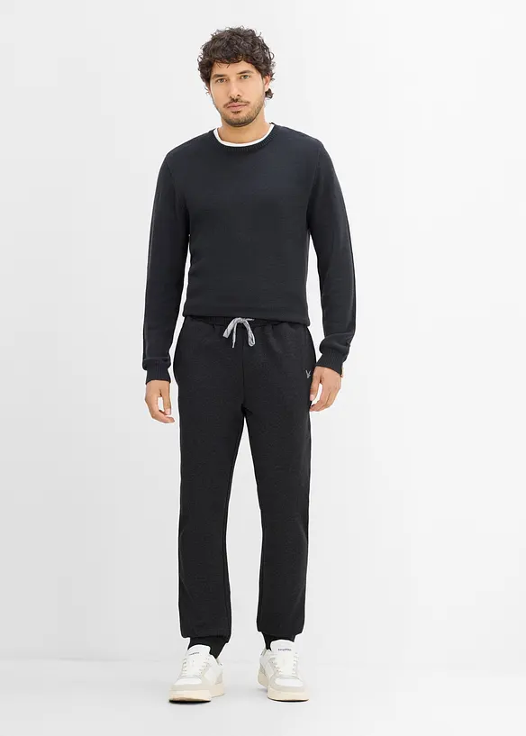 Tuta sportiva in puro cotone (set 2 pezzi), bonprix