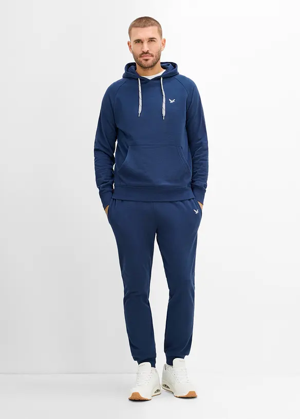 Tuta sportiva in puro cotone (set 2 pezzi), bonprix