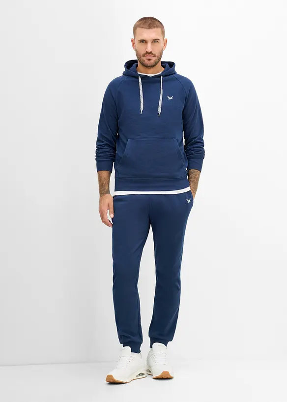 Tuta sportiva in puro cotone (set 2 pezzi), bonprix