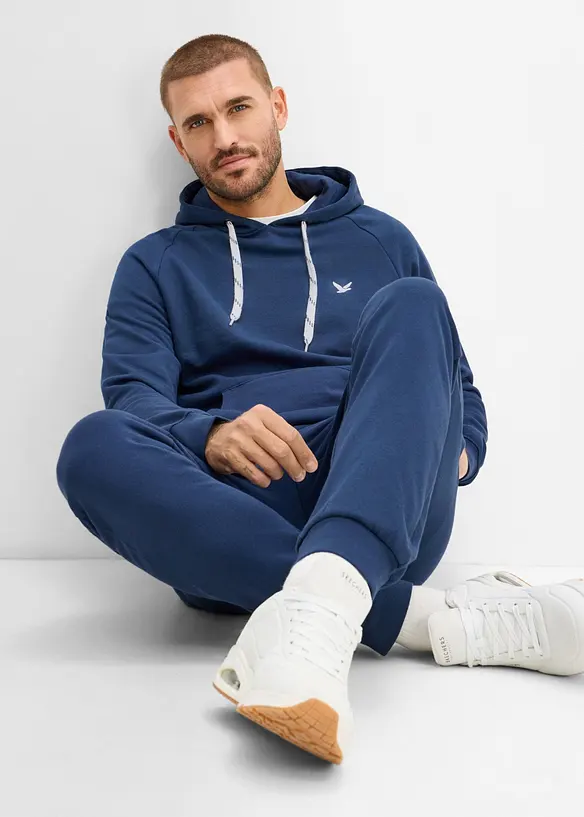 Tuta sportiva in puro cotone (set 2 pezzi), bonprix
