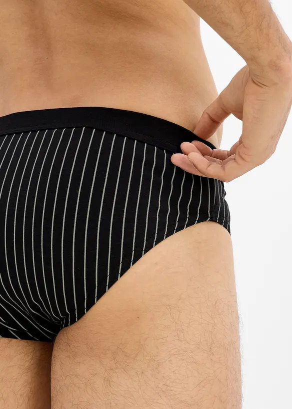 Slip alto con cotone (pacco da 5), bonprix