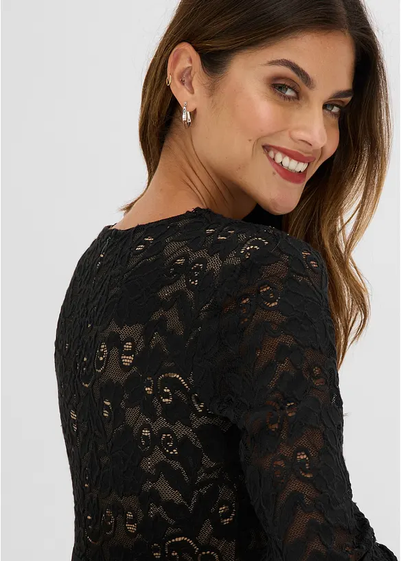 Abito da cocktail con pizzo, bonprix