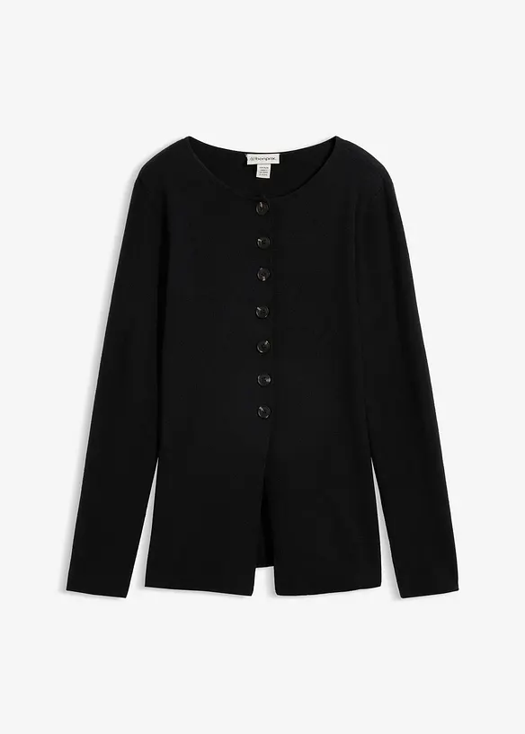 Cardigan in filato fine, bonprix