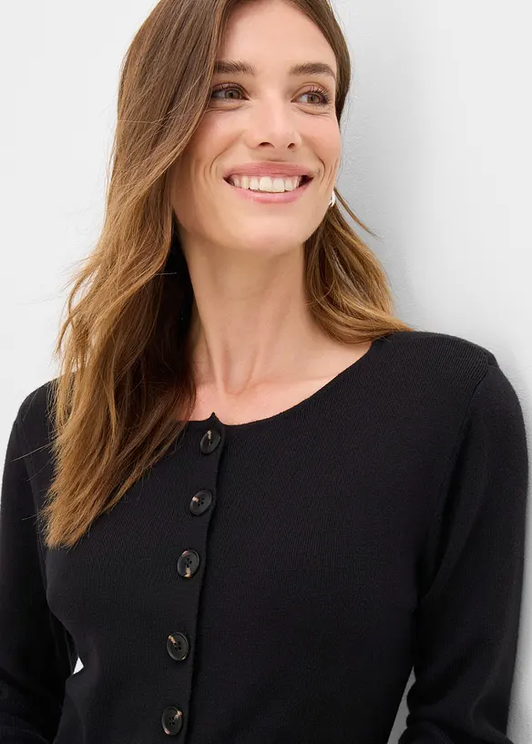 Cardigan in filato fine, bonprix