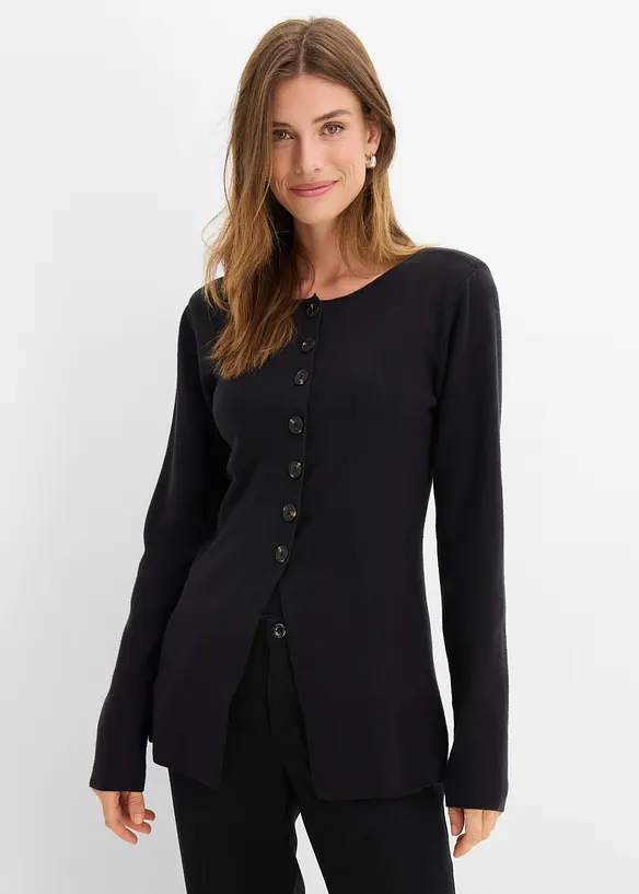 Cardigan in filato fine, bonprix