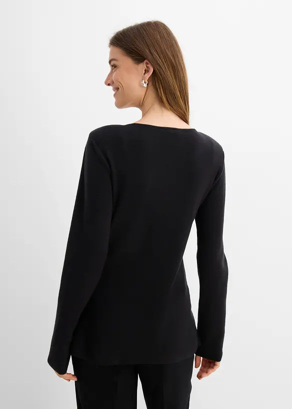 Cardigan in filato fine, bonprix