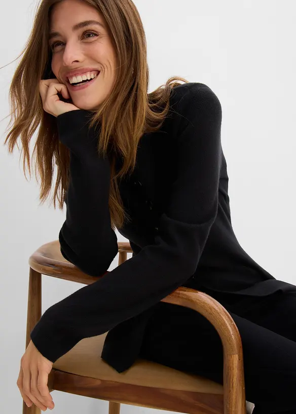 Cardigan in filato fine, bonprix