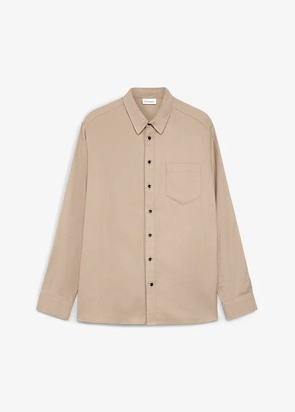 Camicia in flanella di cotone, regular fit, bonprix