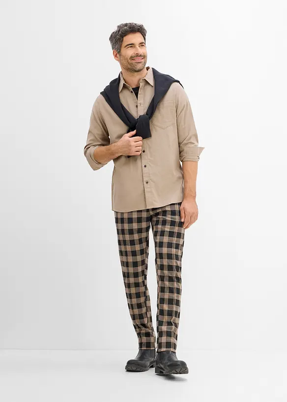 Camicia in flanella di cotone, regular fit, bonprix