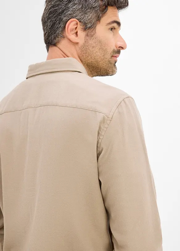 Camicia in flanella di cotone, regular fit, bonprix
