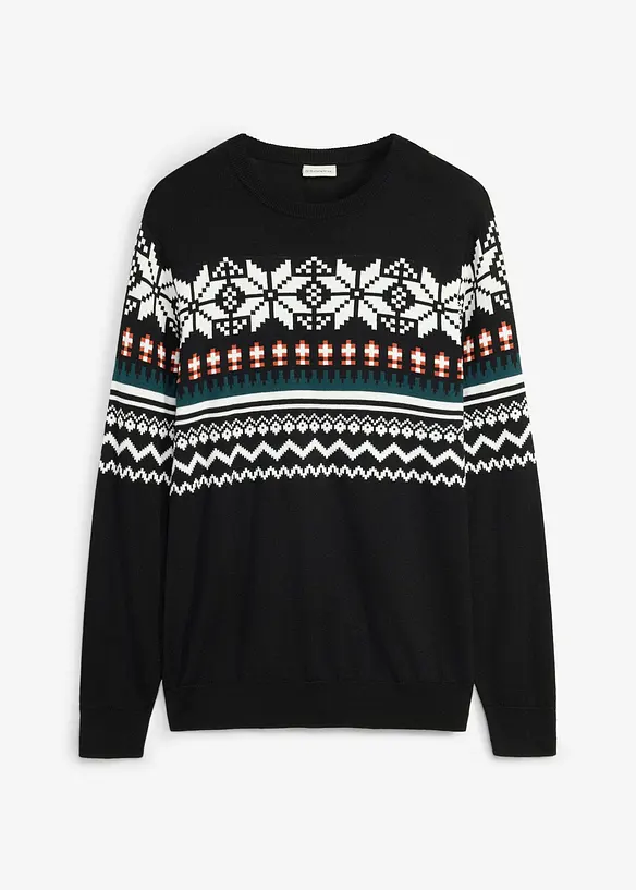 Maglione norvegese regular fit, bonprix