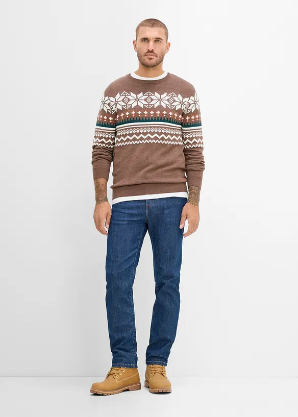 Maglione norvegese regular fit, bonprix