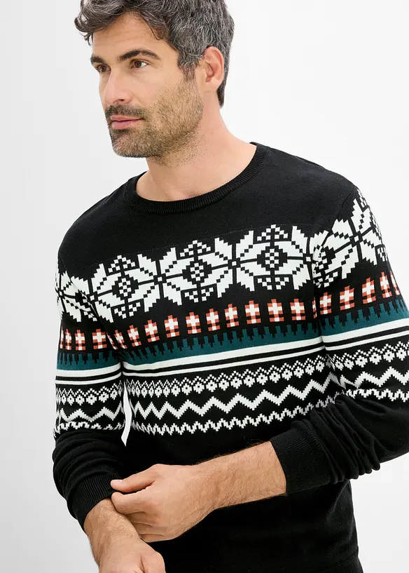 Maglione norvegese regular fit, bonprix