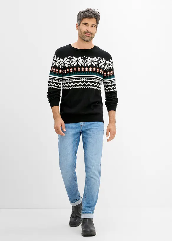 Maglione norvegese regular fit, bonprix